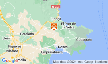 Map Rosas Villa 113995