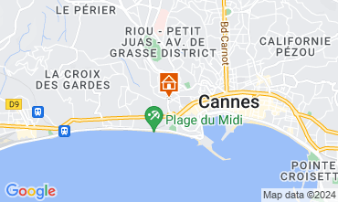 Map Cannes Apartment 93218