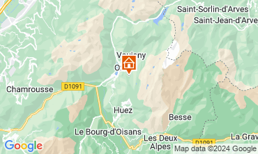 Map Oz en Oisans Chalet 111325