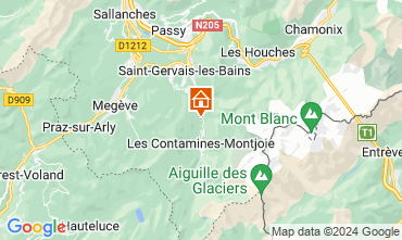 Map Les Contamines Montjoie Chalet 28443