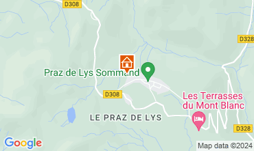 Map Praz de Lys Sommand Apartment 122376