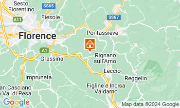 Map Florence Villa 127078