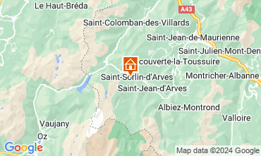 Map Saint Sorlin d'Arves One-room apartment 81448