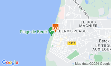 Map Berck-Plage One-room apartment 94795