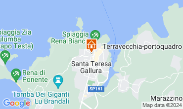 Map Santa Teresa di Gallura Apartment 122906