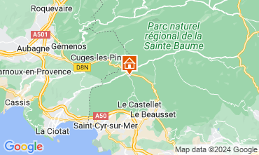 Map Le Castellet Bungalow 39155