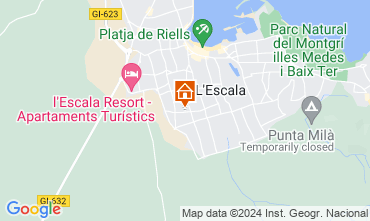 Map L'Escala House 128298