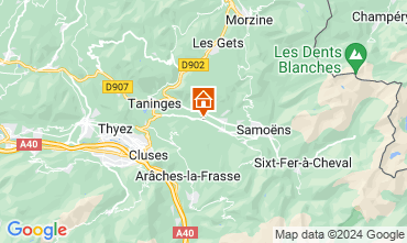 Map Morillon Grand Massif Chalet 74243