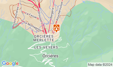 Map Orcires Merlette Apartment 80806