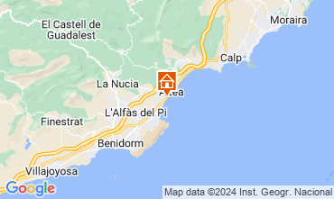 Map Altea Apartment 103945