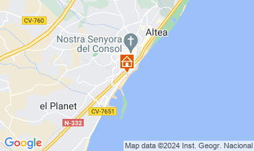 Map Altea Apartment 103945