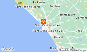 Map Saint Hilaire de Riez Apartment 10083