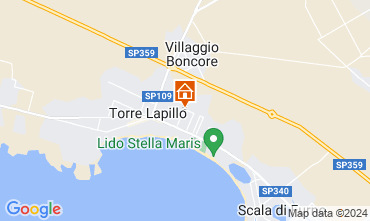 Map Torre Lapillo Apartment 119428