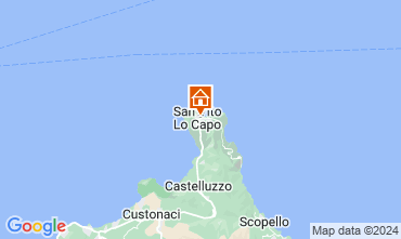 Map San Vito lo Capo Apartment 108276