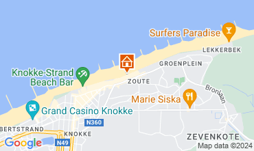 Map Knokke-le-Zoute Apartment 123729