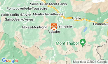 Map Valloire Apartment 3404