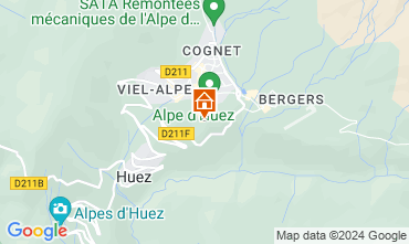 Map Alpe d'Huez Apartment 80786