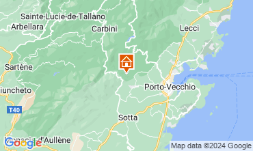 Map Porto Vecchio Villa 117785