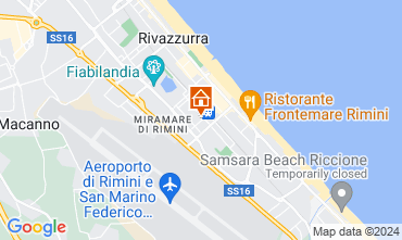 Map Rimini Apartment 21770