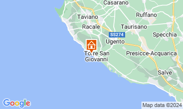 Map Ugento - Torre San Giovanni Apartment 127964