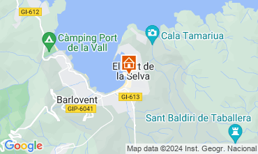 Map Cadaqus Villa 5186