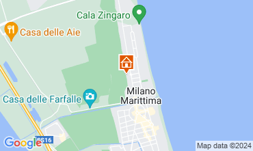 Map Milano Marittima Apartment 128507