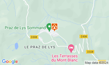 Map Praz de Lys Sommand One-room apartment 90887