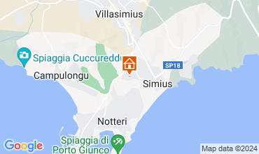 Map Villasimius Villa 128330