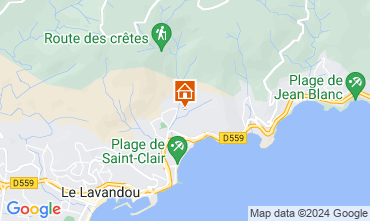 Map Le Lavandou Villa 128457