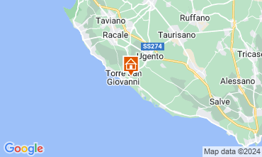 Map Ugento - Torre San Giovanni One-room apartment 125447