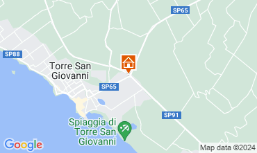 Map Ugento - Torre San Giovanni One-room apartment 125447