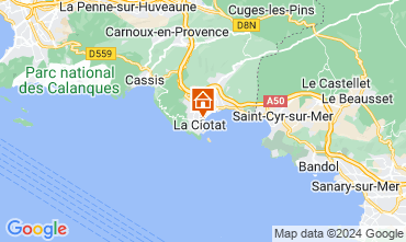 Map La Ciotat Apartment 103352