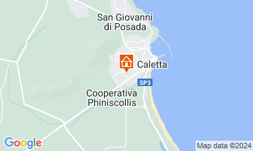 Map La Caletta Apartment 115548