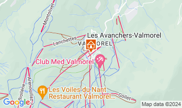 Map Valmorel Apartment 3483