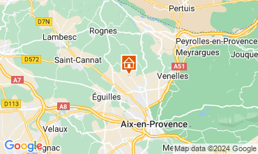 Map Aix en Provence House 128899