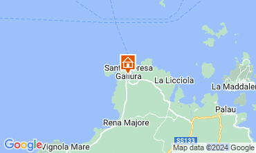 Map Santa Teresa di Gallura Apartment 99068