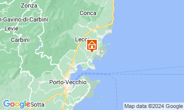 Map Porto Vecchio Villa 126845