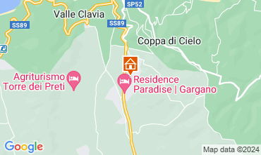 Map Peschici Bungalow 126120