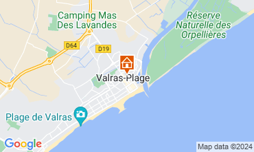 Map Valras-Plage One-room apartment 10164