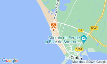 Map Le Crotoy Apartment 95400