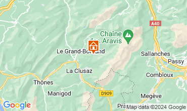 Map Le Grand Bornand Apartment 1365