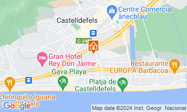 Map Casteldefels Apartment 59696