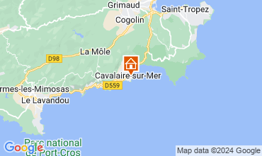 Map Cavalaire-sur-Mer Apartment 9053