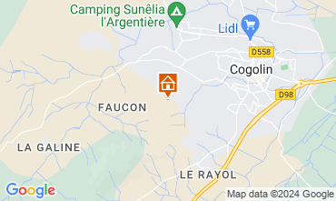 Map Cogolin Villa 123324