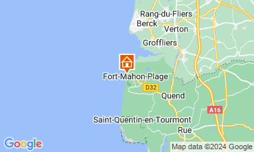 Map Fort Mahon One-room apartment 67419