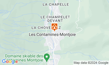 Map Les Contamines Montjoie Chalet 17282