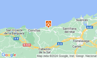 Map Comillas Villa 127408