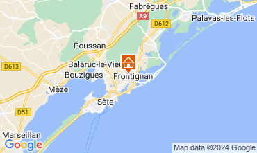 Map Montpellier Villa 126091