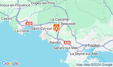 Map La Cadire d'Azur Villa 94916