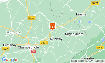 Map Champagnole Unusual accommodation 124350